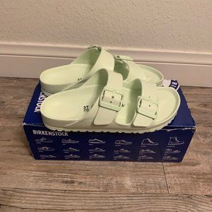 Birkenstock EVA Sandals, Faded Lime, Size 37